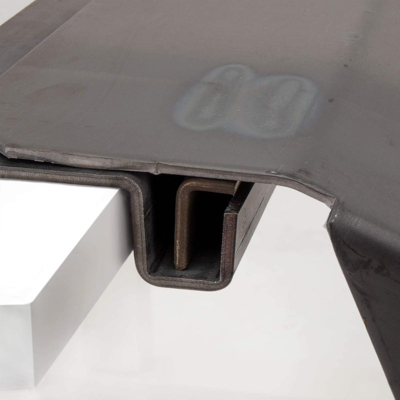 RecPro 10ga Steel Mounting Channel for 48" x 4" Heavy Duty Trailer Loading Ramps | for Trailers and Tailgates (2-Pack) - Image 5